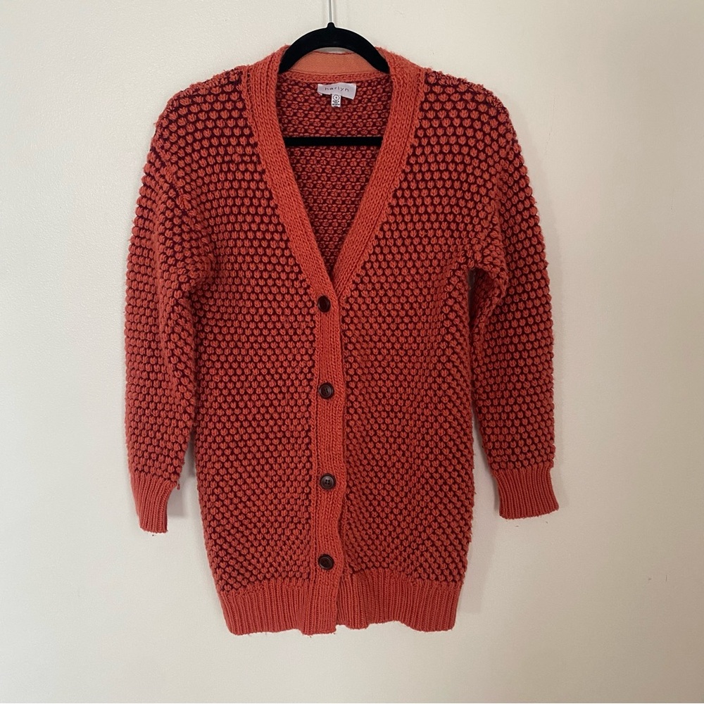 Harlyn Women's Textured Knit Cardigan Sweater